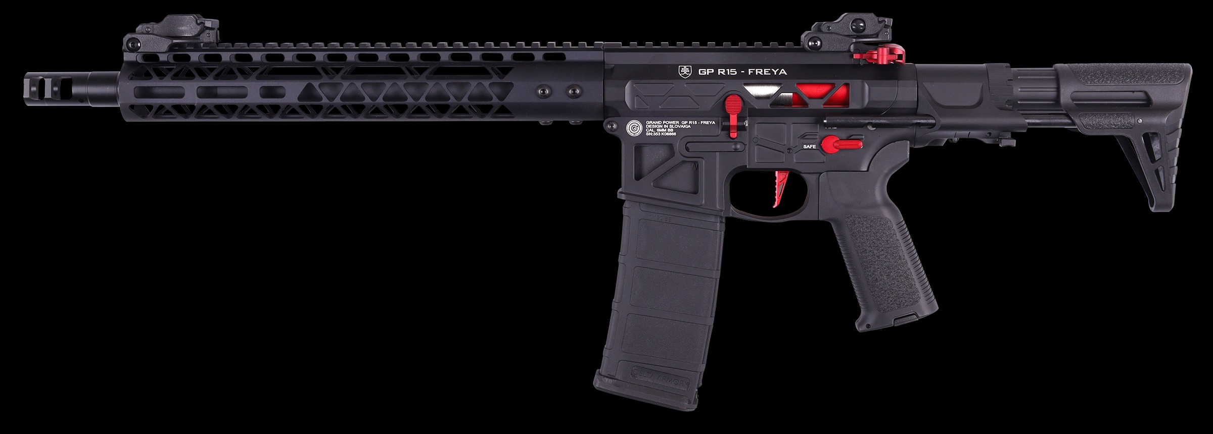 Delta Armory FREYA  gen.2 FULL SKELETON PDW 13" MLOK 2