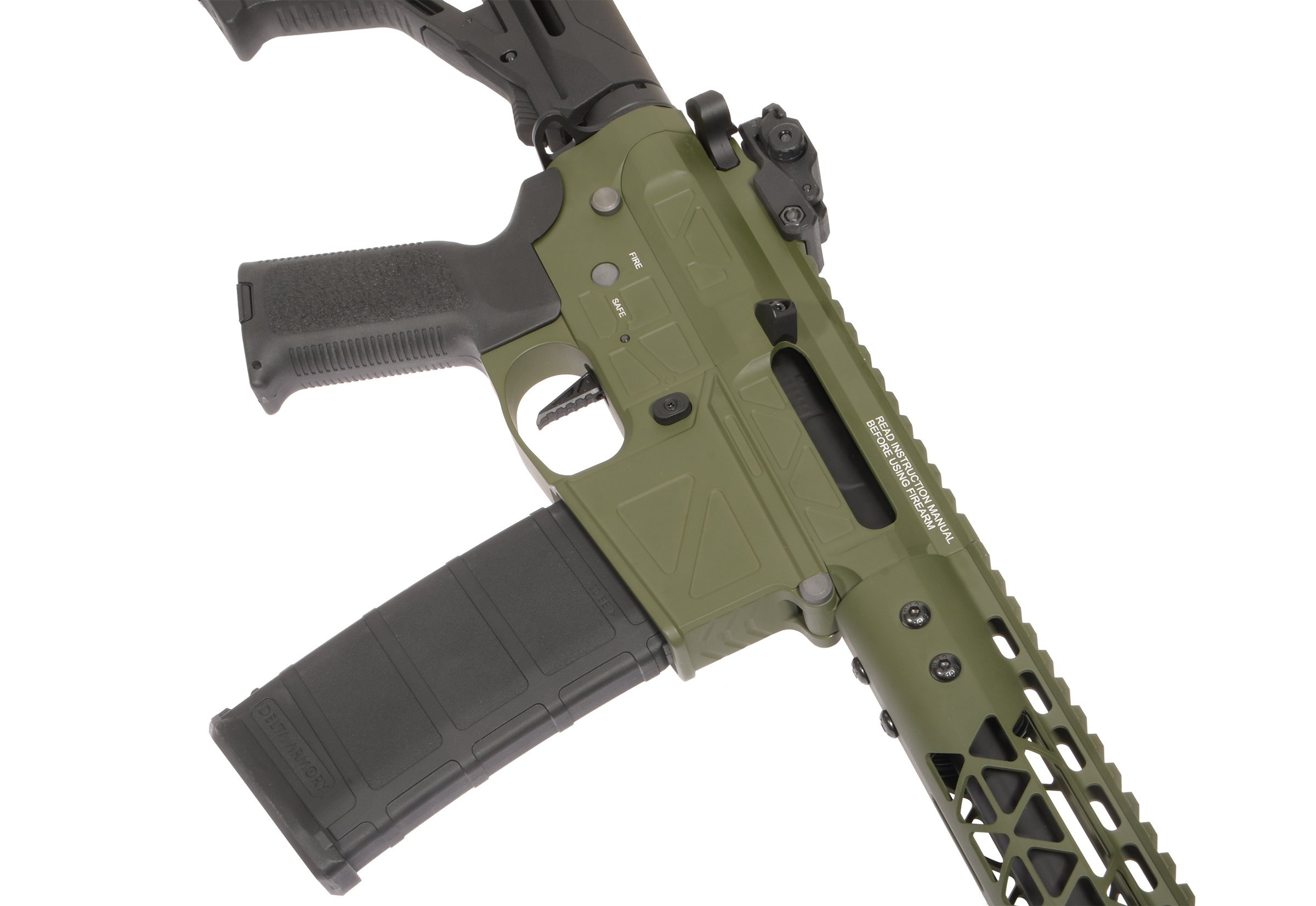 Delta Armory FREYA R15 gen.2 SKELETON 13" Olive 2