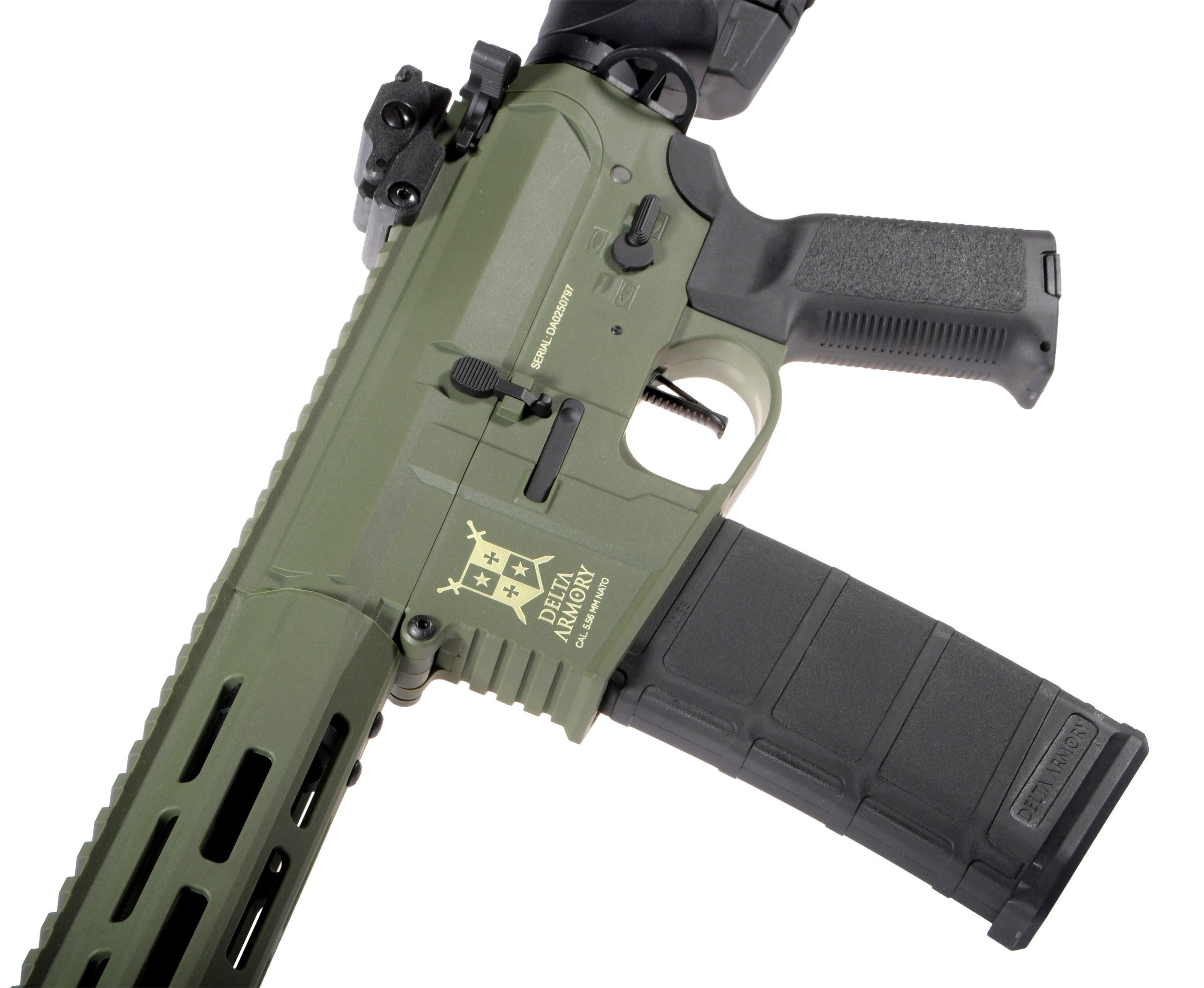 Delta Armory M4 AR15 M-LOK 10" Charlie Olive 2