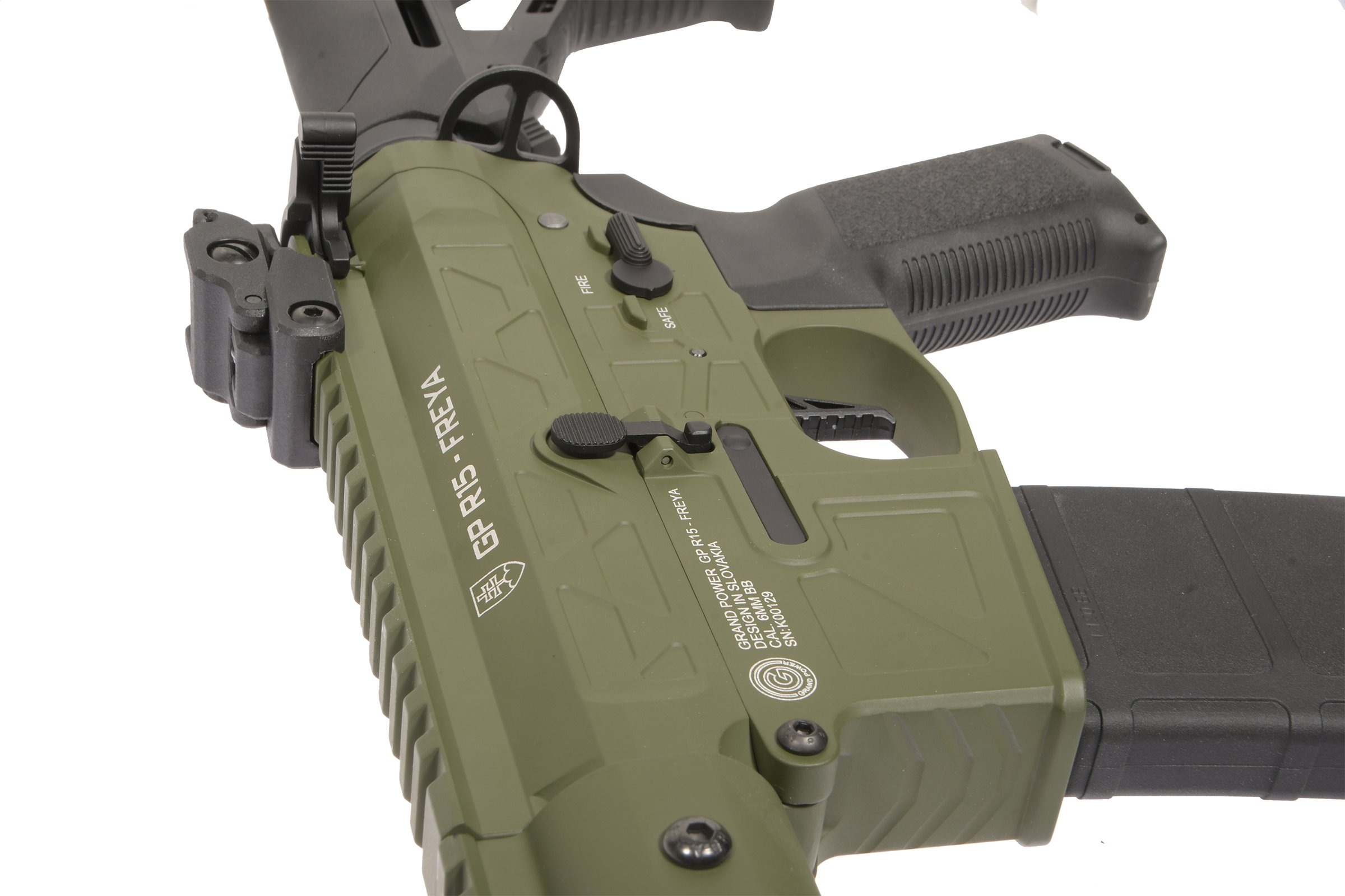 Delta Armory FREYA R15 gen.2 SKELETON 13" Olive 4