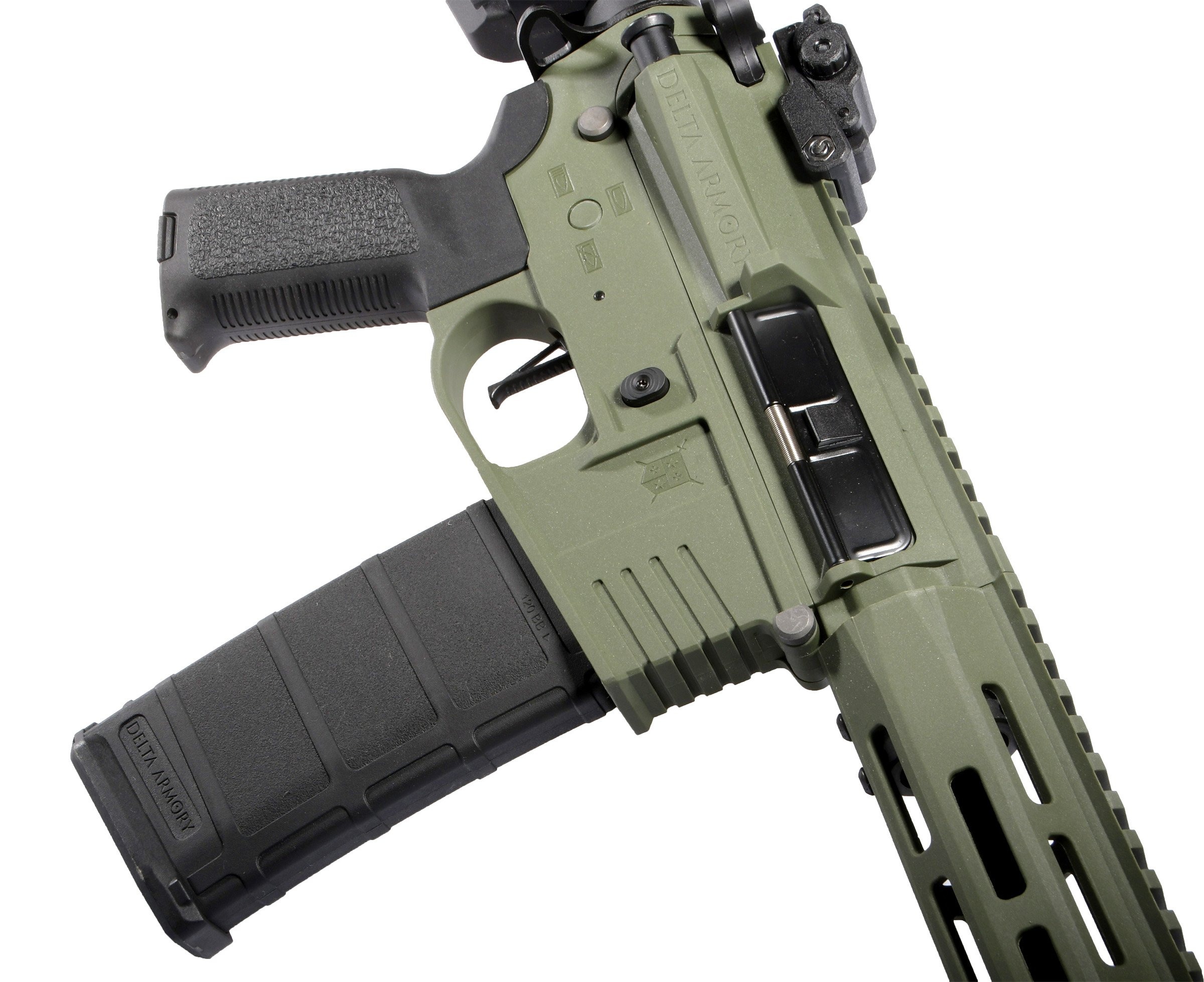 Delta Armory M4 AR15 M-LOK 10" Charlie Eagle Olive 4