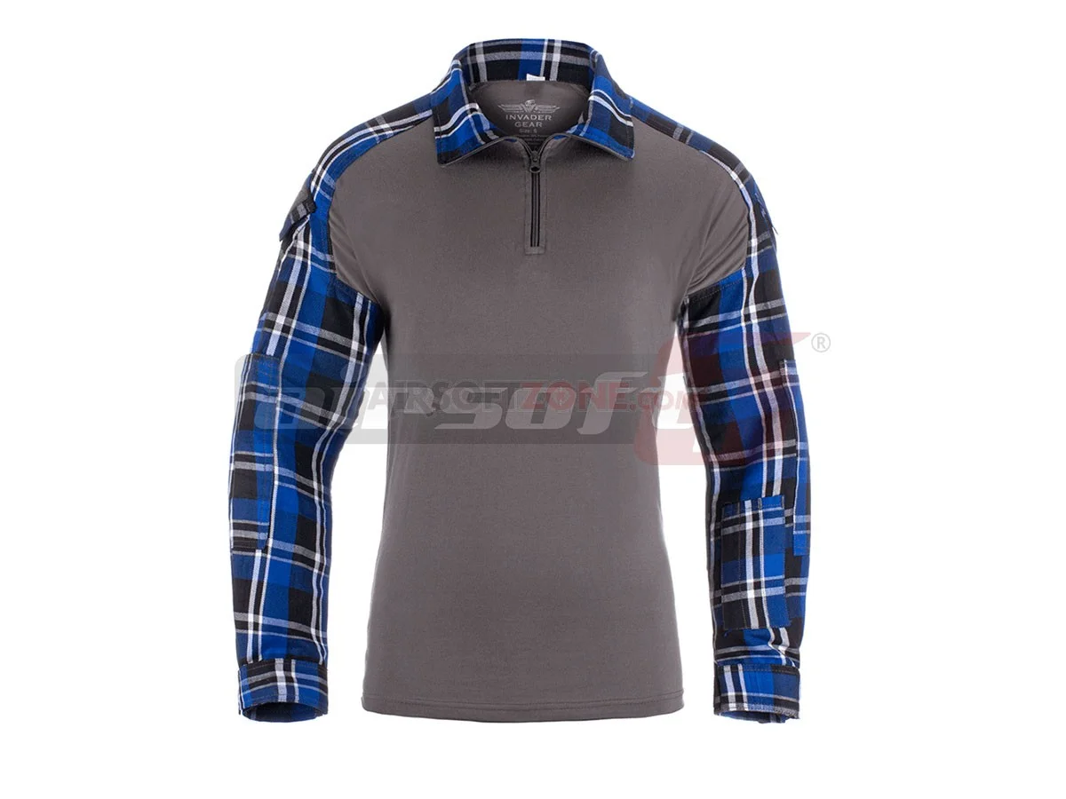 Invader Gear bluza de lupta Flanel Albastru 2