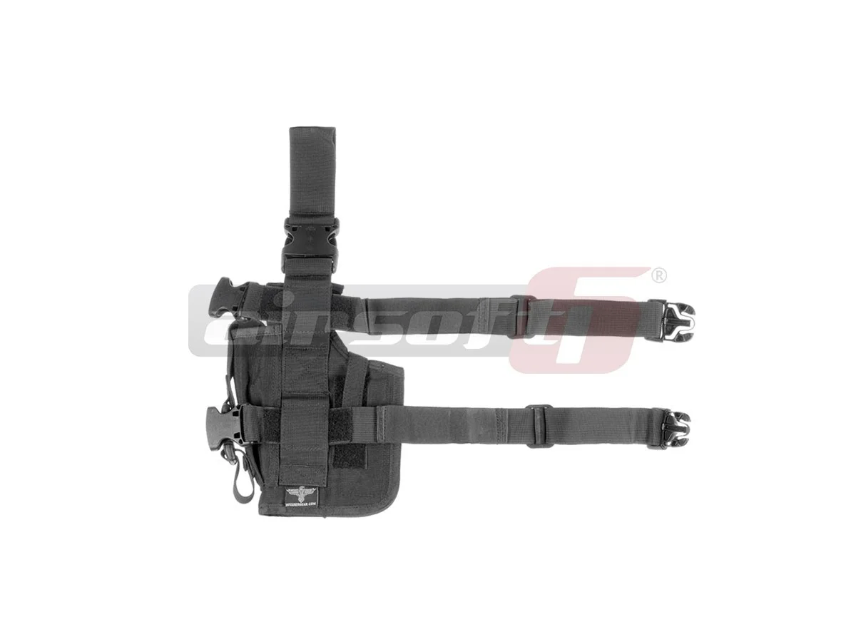 Invader Gear toc pistol pentru picior SOF Negru