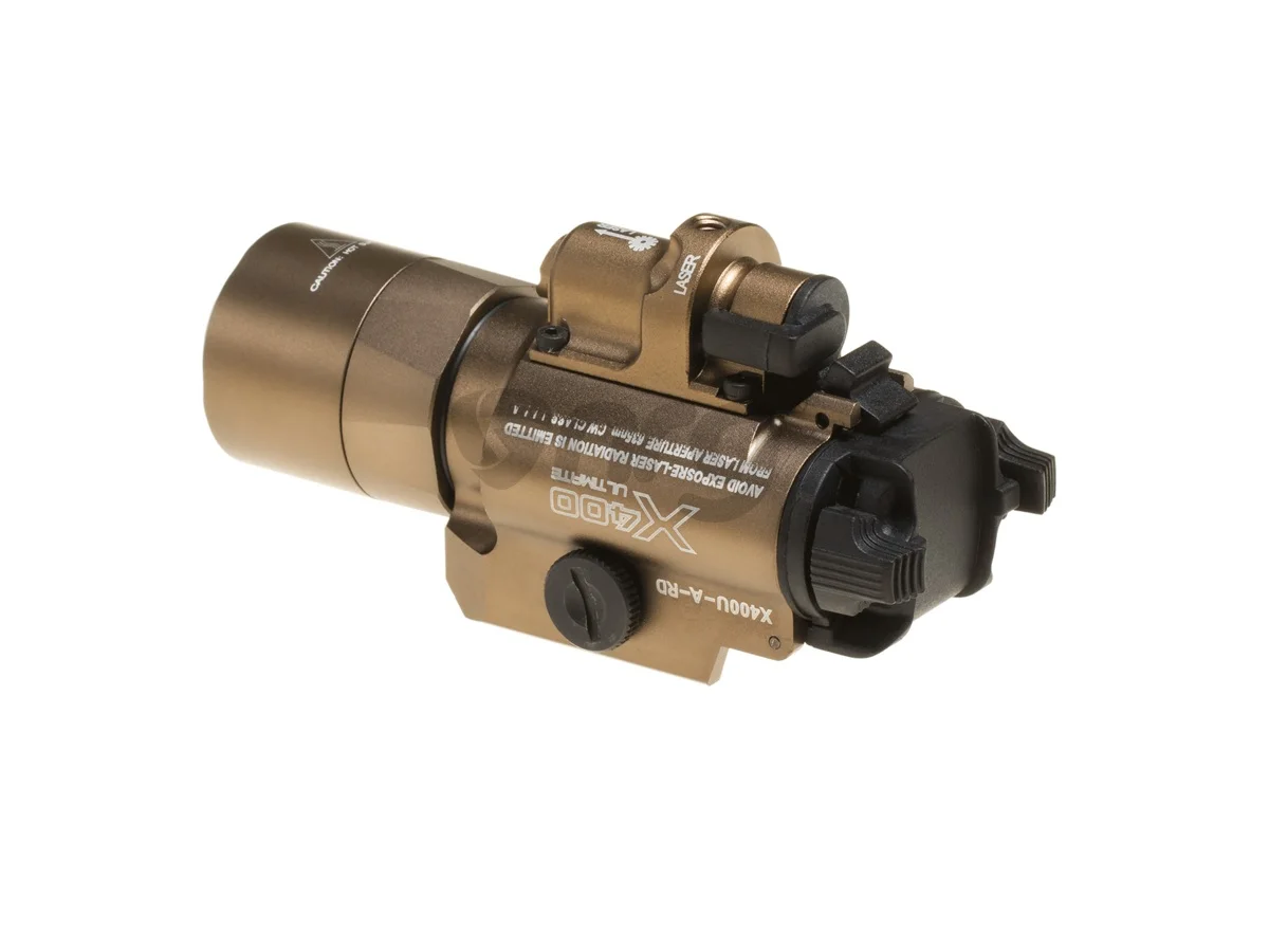 Night Evolution lanterna + laser X400U Dark Earth