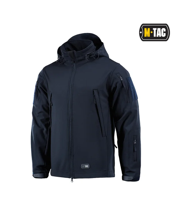 M-Tac Jacheta Soft Shell Dark Navy Blue 4