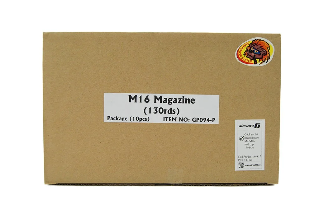 G&P set 10 incarcatoare M4/M16 mid cap 130 bile  2