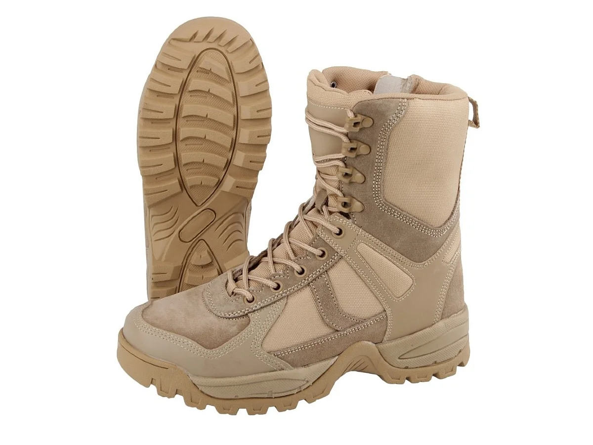 Mil-Tec bocanci Patrol cu fermoar Coyote
