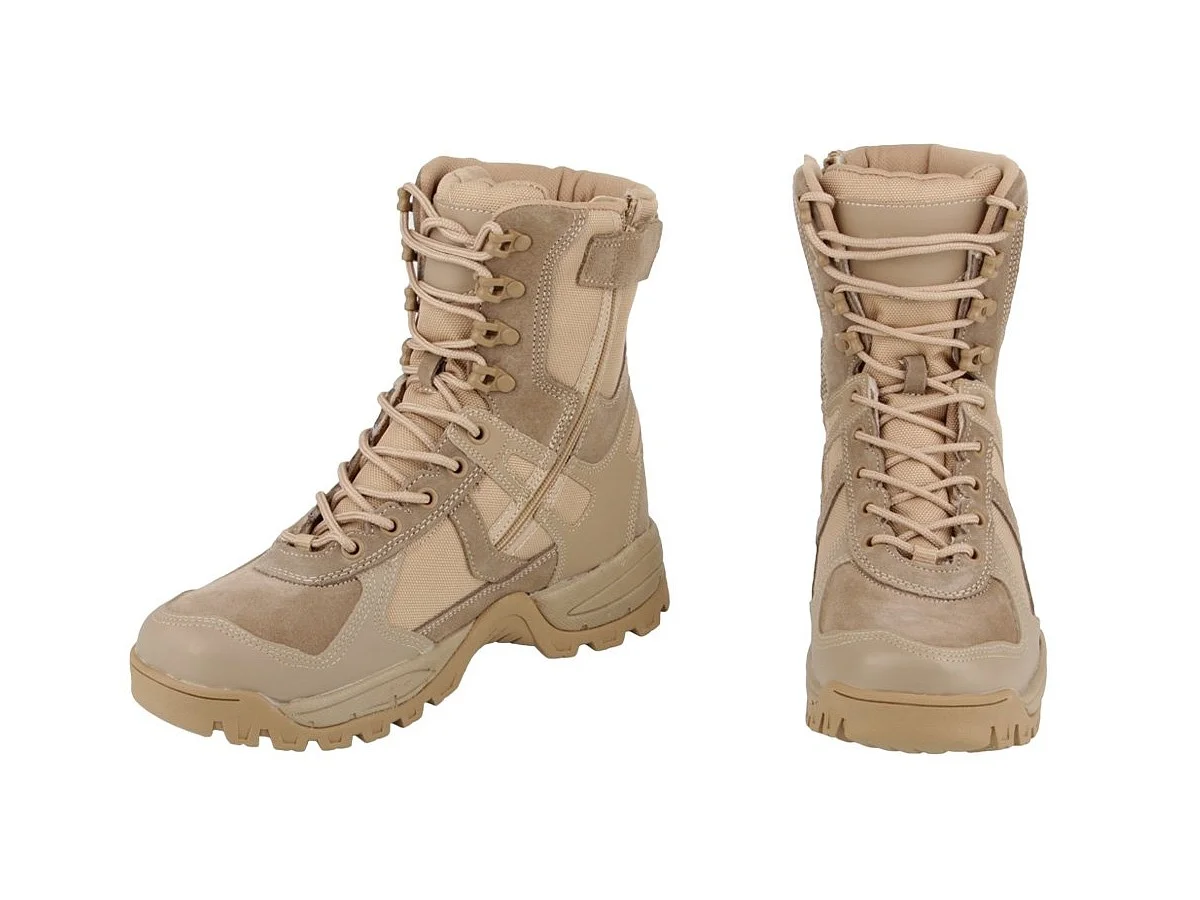 Mil-Tec bocanci Patrol cu fermoar Coyote 7