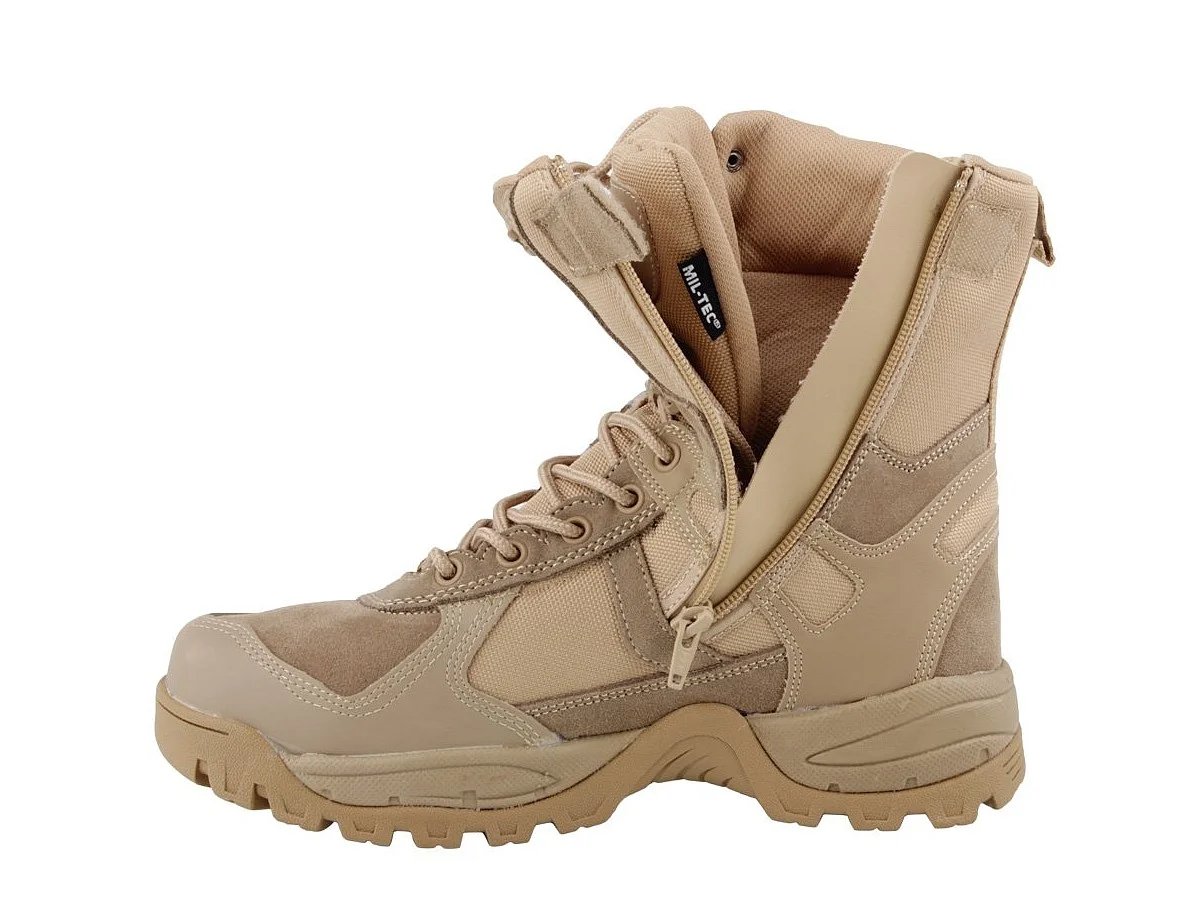 Mil-Tec bocanci Patrol cu fermoar Coyote 4