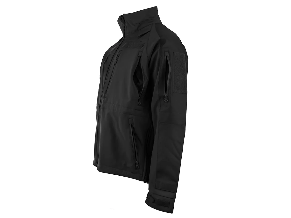 Mil-Tec jacheta softshell Negru 2