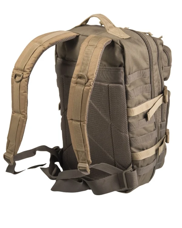 Mil-Tec rucsac US Assault laser cut 36L Olive/Coyote 2