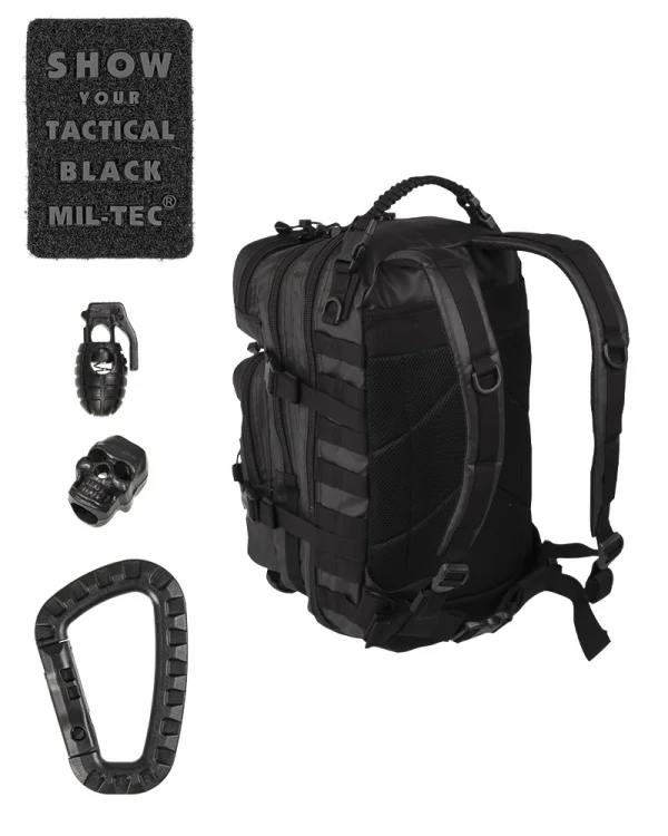 Mil-Tec rucsac US Assault tactic mic Negru 20L 2