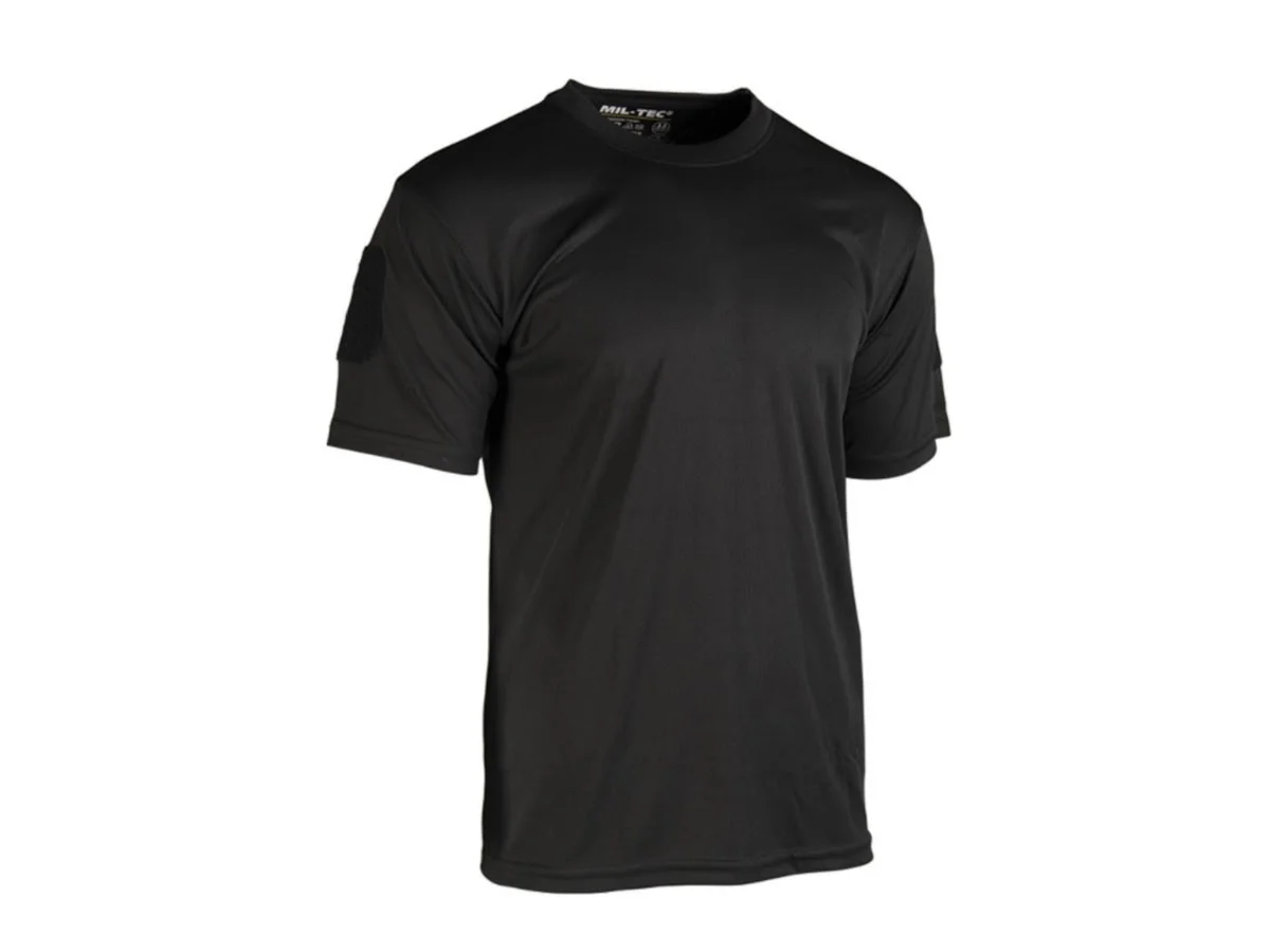 Mil-Tec tricou Quick Dry Negru 2