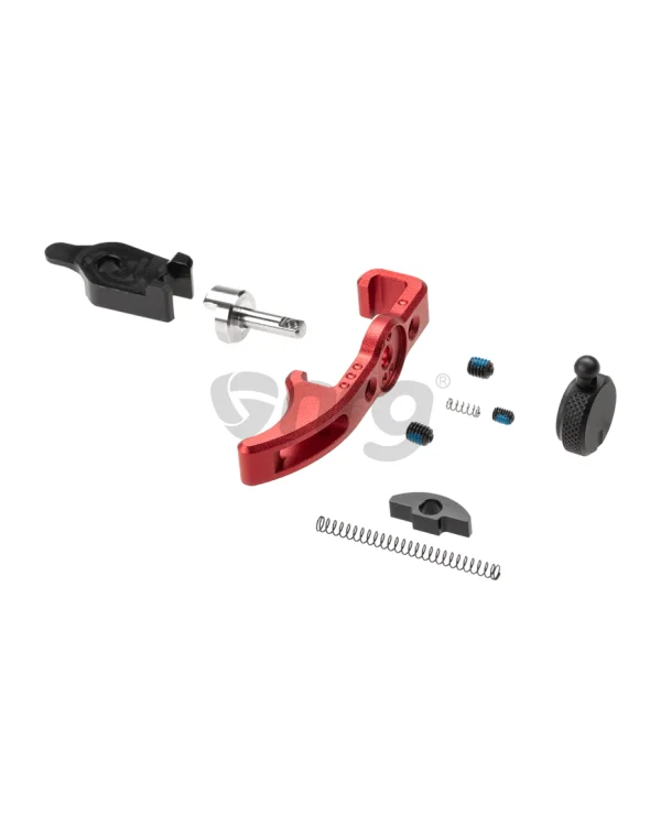 TTI Airsoft Extended Charging Handle cu Selector Switch Rosu AAP01 5