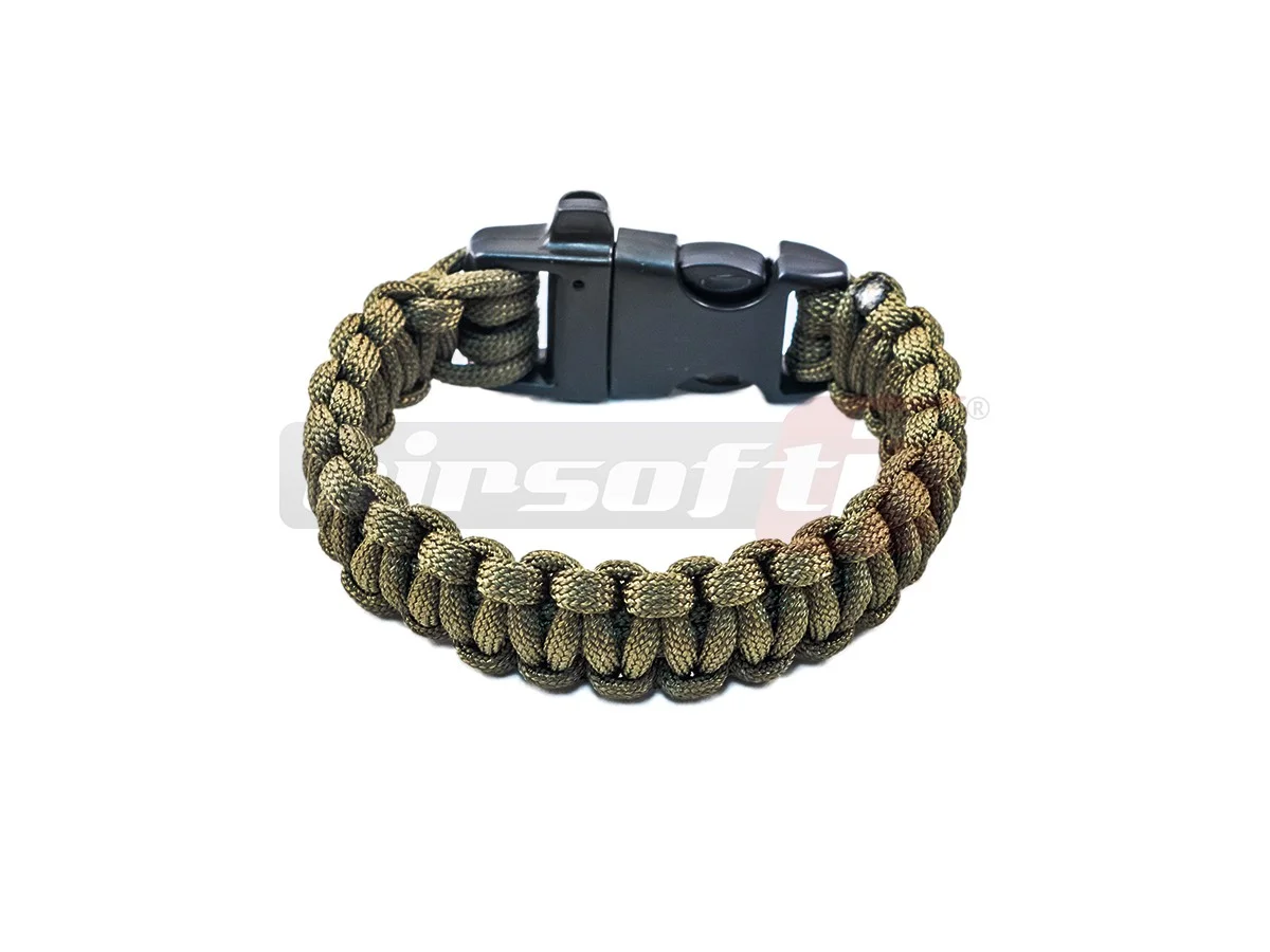ACM bratara sfoara paracord Olive 2